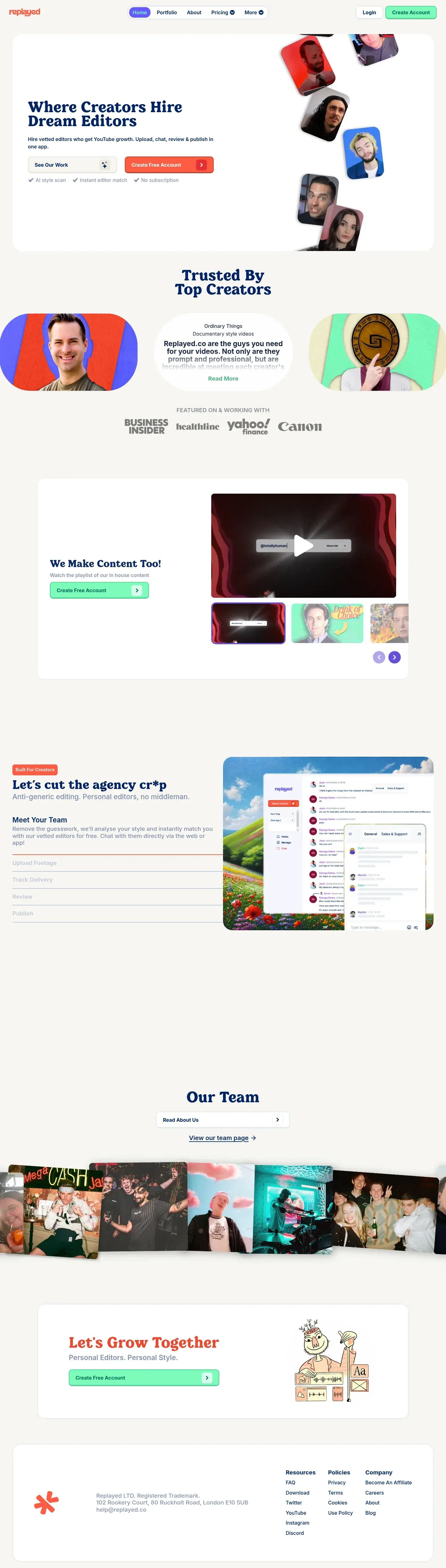 Replayed LTD high-converting Content Creation landing page making $1,373,291 total