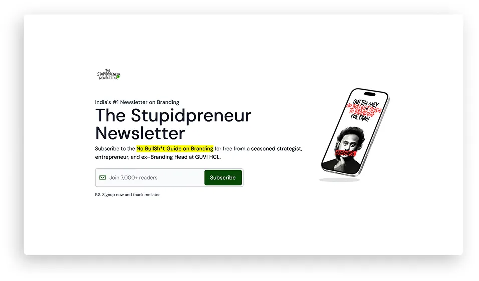 The Stupidpreneur Before